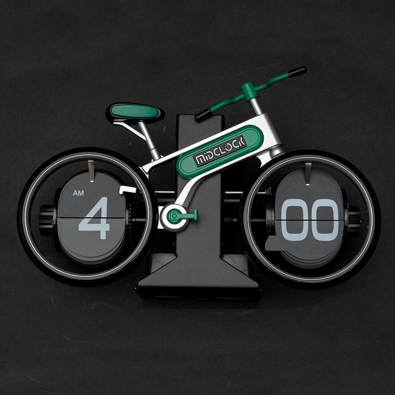 Retro Bicycle Shaped Digital Flip Clock