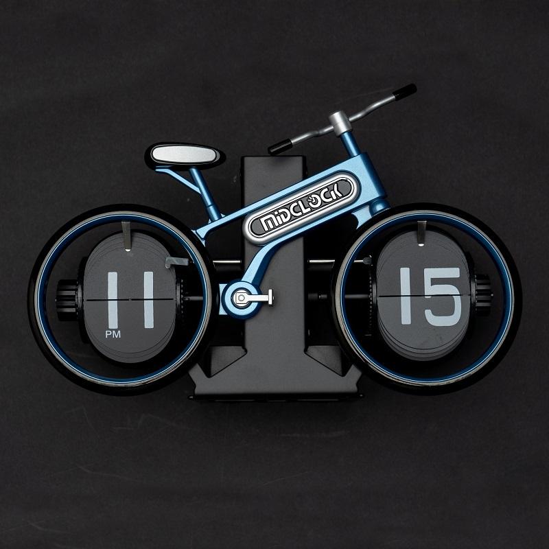 Retro Bicycle Shaped Digital Flip Clock