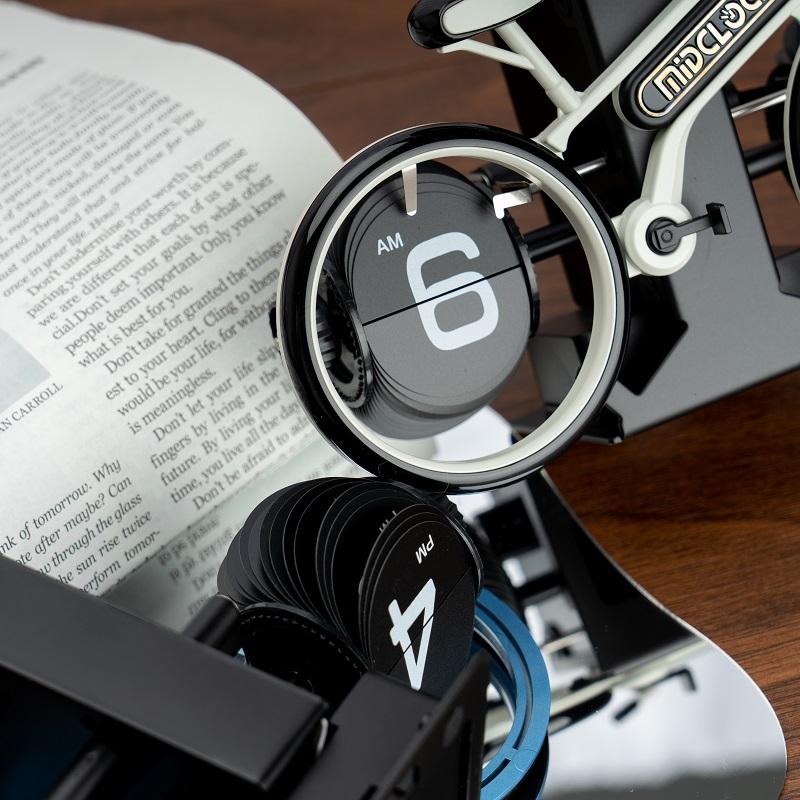 Retro Bicycle Shaped Digital Flip Clock